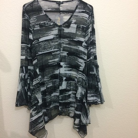 Dor Dor Couture Beach Coverup Women Asymmetrical - Picture 9 of 12